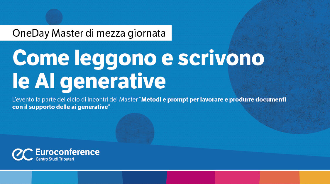 Immagine Come leggono e scrivono le AI generative | Euroconference